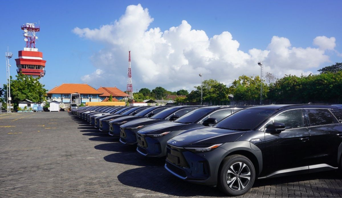 Sebanyak 440 Mobil Listrik untuk World Water Forum ke-10 Tiba di Bali